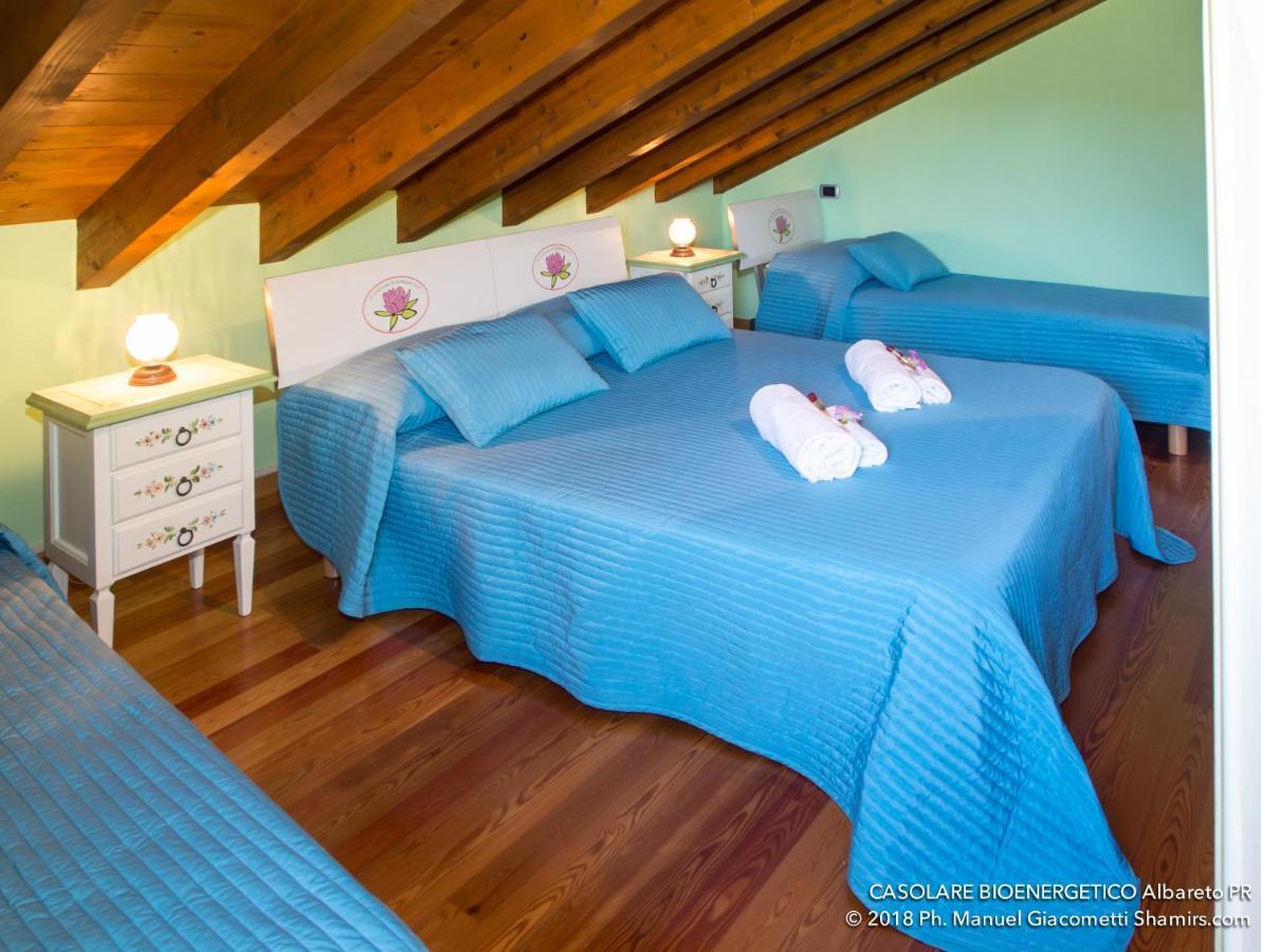 Il Casolare Bioenergetico Bed and Breakfast Albareto  Buitenkant foto
